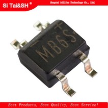 50 개/몫 MB6S MB10S SOP-4 브리지 정류기, 02 MB6F