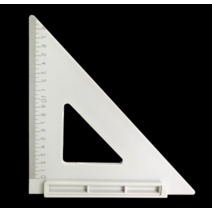 목공 마킹 게이지 그무개 휠 스크라이버 고급 목재 수량 섹션 도구 고정밀 삼각형 드로잉 라인 대형 두꺼운 전기 보드 직각 백업 눈금자, 195195 흰색 하나, 1개