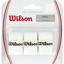 Wilson 윌슨 센세이션 프로 테니스 라켓 오버 그립, 블랙