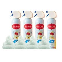 아이몽땅 어린이 폼클렌저 버블 스프레이 휘핑 버블바스 입욕제 4개세트, 무무향 (4개입)