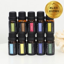 1+1 레노포프 천연 아로마오일 (10종 2택) 건조기 양모볼 울 섬유 숙면 수면 아로마테라피 에센셜오일, 레몬그라스, 유칼립투스