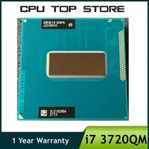 인텔 코어 i7-3720QM i7 SR0ML 2.6GHz 중고 쿼드 8 스레드 CPU 프로세서 6M 45W 소켓 G2 / rPGA988B, 한개옵션0