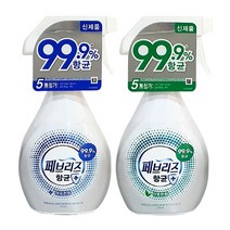 [후후맘] 페브리즈 항균플러스 깨끗한향370ml+산뜻한향370ml 섬유탈취제, 단품