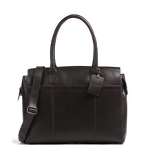 [정품] Burkely 버클리 빈티지 도리스 노트북 가방 15인치 파인 그레인 가죽 다크 브라운 노트북파우치 맥북가방 태블릿가방