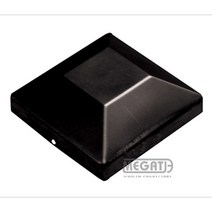 DFC44R 휀스용 방부목 사각기둥캡 철물 블랙
