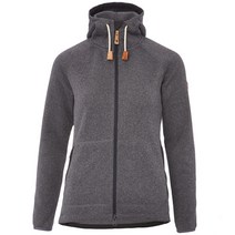 Fjällräven 피엘라벤 ÖVIK FLEECE 후드 여성 - 후리스자켓 다크 그레이5637536149