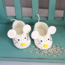 [천삼백케이] [러브컨츄리] 마우스 아기덧신 만들기 DIY키트(동영상), 카키