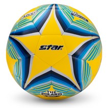 스타 축구공 더 폴라리스 2000H 대한축구협회(KFA) 공인구 바람 충전발송, 옐로우_5호