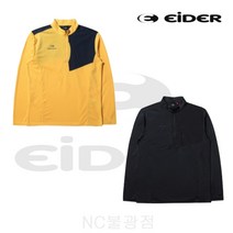 아이더 [매장정품] 깔끔한 디자인 남성용 간절기 (오거) 집업 티셔츠 [DMP20213/Yellow(Y4)/Black(Z1)][NC불광]