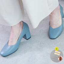 GCOROI 베리핀 5.5cm 사각코 펌프스 구두 꼬로이