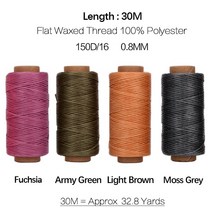 가죽 공예 왁스 스레드 손 퀼트 바늘 초보자를 위한 송곳 바느질 실내 장식 수리, Threads F-4pc, Threads F-4pc