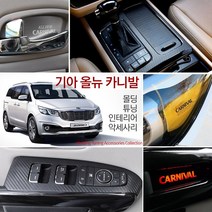 USK 올뉴카니발 전용 포인트 실내 외 카본 랩핑 필름 보호 커버 인테리어 악세사리용품, 27_기아 카본 하이브리드 4버튼 블루/키링-블랙