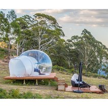 투명 돔 글램핑 텐트 천막 미터 야외 렌탈 캠핑 투명 투명 풍선 크리스탈 버블 텐트팽창식 버블 돔 텐트 터널 포함, 없음