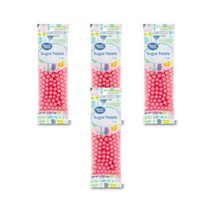 그레이트밸류 핑크 슈가 펄 1.75oz Great Value Pink Sugar Pearls, 4팩