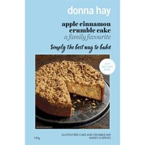 도나헤이 애플 시나몬 크럼블 케이크 글루텐 프리 믹스 530g Donna Hay Apple Cinnamon Crumble Cake Gluten Free Mix, 1팩