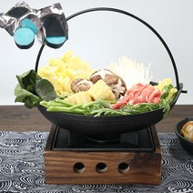 리빙라떼 캠핑용 가정용 무쇠전골 찌개 냄비, 무쇠전골냄비대형