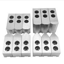 선반척 공작기계 드릴척 유압 오일 압력 척 소프트 클로 5 6 8 10 인치 60/90/120 학위 표준 3 턱 기계적 CNC 선반, [09] 8 inch 60 degrees