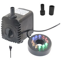 수초조명 RGB 9 LED 수조 조명 공기 수족관 잠수형 애완 동물 제품