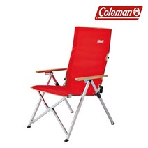 [콜맨] 레이 체어 - 캠핑의자/등받이조절, 레드