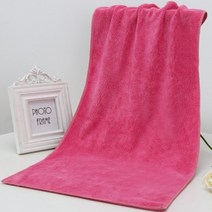 ZZJJC 수건 이발소에서는 수건을 강하게 흡수하여 마른 머릿수건 행주로 차를 닦다, 75*35cm, 핫핑크
