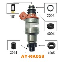 연료주입기 4 세트 연료 인젝터 수리 키트 mazda 323 1994 일치 mazda-kia 1.61.8 195500-2040 sevince kit, 없음