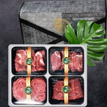 농협안심한우 1++등급 선물세트 명절 설 선물세트 5종, 05_꽃등심2팩+채끝+안심 각400g