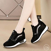 도오빠 여성 운동화 스니커즈 키높이 신발 웨지힐 7cm 통굽 레이스업 여자운동화