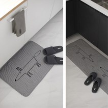 논슬립 싱크대 물기흡수 주방 발매트 북유럽인테리어 자취방 미끄럼방지 오피스텔, 발매트-오렌지