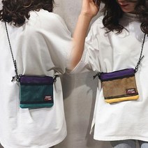 여자 슬림 캐쥬얼 스트릿 비비드 크로스백