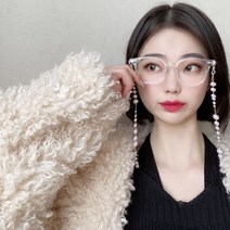 VANANA2 페미닌 버블 진주 패션 마스크줄 안경줄 체인줄 2개 세트