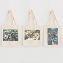 명화에코백(벨벳프린팅)_르누아르 3종