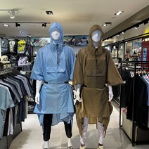 밀레 S/S 남여 공용 장마 필수품이자 완벽한 방수 처리로 비올 때 입기 딱 좋은 판초 우의 우비 비옷 레인코트, FREE, 베이지