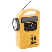 [kirahosi]다기능 자가발전렌턴 충전식비상등 캠핑용 라디오, 단품