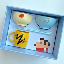 짱구 캐릭터 5종 식기세트, 4종세트(기프트박스포함)