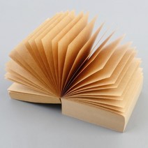 크라프트지 메모 크래프트지 종이 메모지 사무실 매장 미니 무지 떡메 400매, 떡메모지400매_우유색