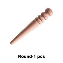 가죽공예 가죽공예도구 공구 가죽칼 토코놀 우드카빙 마감재 불박기 불도장 타공펀치 WUTA-목재 슬리커 가, 01 Round-1 pcs