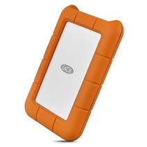 LaCie 러그 USB-C 5TB 외장 하드 드라이브 휴대용 HDD USB 3.0 Mac PC 컴퓨터 데스크톱 워크스테이션 노트북용 낙하 충격 먼지 비에 강한 셔틀 드라이브 (ST, Solid State Drive, 1TB