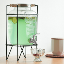 음료디스펜서 대용량 유리저그 생수 워터 디스펜서 물병 4L 5L 8L, 560비안느디스펜서5L