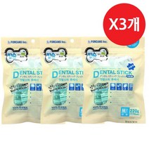 포켄스 덴탈스틱 오리지널 칼슘220g 3개입, 큰별, free
