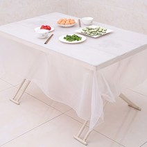 CAILOOM 횟집비닐 캠핑방수테이블보 일회용 비닐식탁보 비닐덮개 테이블보10P, 기본, 기본