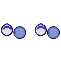 호환가능2Set Replacement For Dyson DC25 Compatible Prefilter And Post Motor HEPA Filter Vacuum, 01 Blue