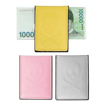 빅스컬 골프지갑 양면 자석 머니클립 라운딩 내기 캐디용품 2개, 빅스컬 골프지갑 2개, 옐로우+핑크