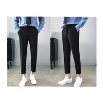 셀러허브(잡화) 남자 세미배기핏 오피스룩 세미슬림 슬랙스