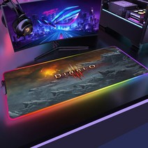 led 가정용 테블릿 그림패드 페인팅 그림 웹툰 태블릿 글씨 RGB 마우스 패드 디아블로, [06] 400x900x3mm, 06 A9_06 400x900x3mm