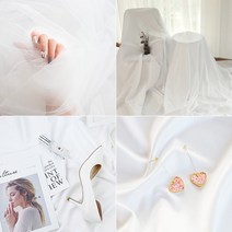 화이트 배경천 모음 / 쇼핑몰 셀프촬영 스튜디오 유튜브 촬영용 대형, B. 대형 화이트 배경천 (2.5 x 3m)