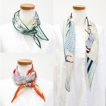 목 스카프 마름모 쁘띠 환절기 선물 트윌리