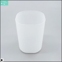 책상분위기업 PP재질 깔끔한마감 심플연필꽂이 반투명연필꽂이 원통수납함