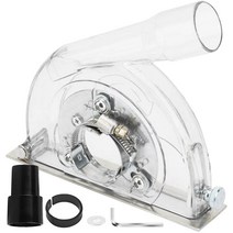 그라인더집진기 전기 소형 목공 집진기 내구성 먼지 추출기 커팅 가드 4 5 투명 그라인딩 커버 부착물이 있는 전문 앵글 그라인더, [01] Transparent, 01 Transparent