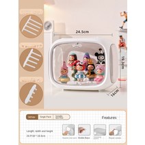 아크릴박스 손으로 만든 디스플레이 박스 팝 마트 스토리지 투명 아크릴 스페이스 캡슐 블라인드 스탠드, [01] Single Pack