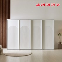 라자가구 트라움 3200 템바보드 슬라이딩 옷장 장롱 E0등급 자동댐핑도어, 내츄럴, B형(옷장+이불장+옷장+4단선반장)